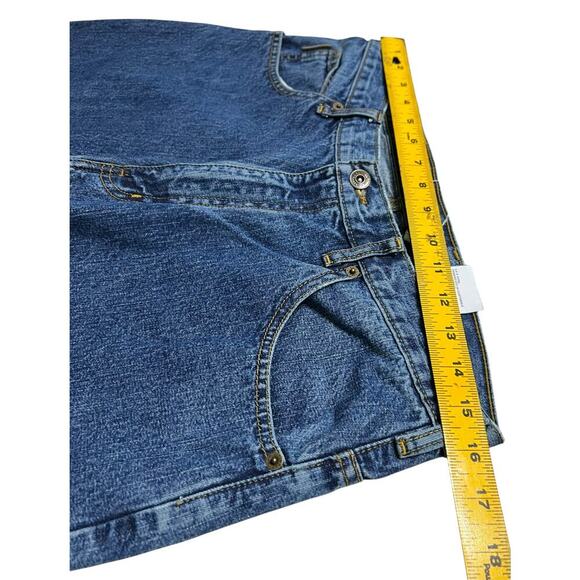 Vintage Timberland Men’s Blue Denim Jeans - 5 Pocket Straight Leg - size 32 - Picture 9 of 10